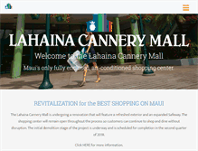 Tablet Screenshot of lahainacannerymall.com